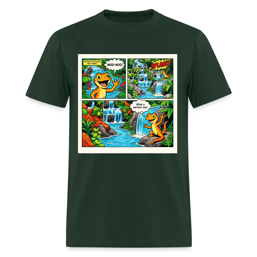 Comic Lizard - forest green