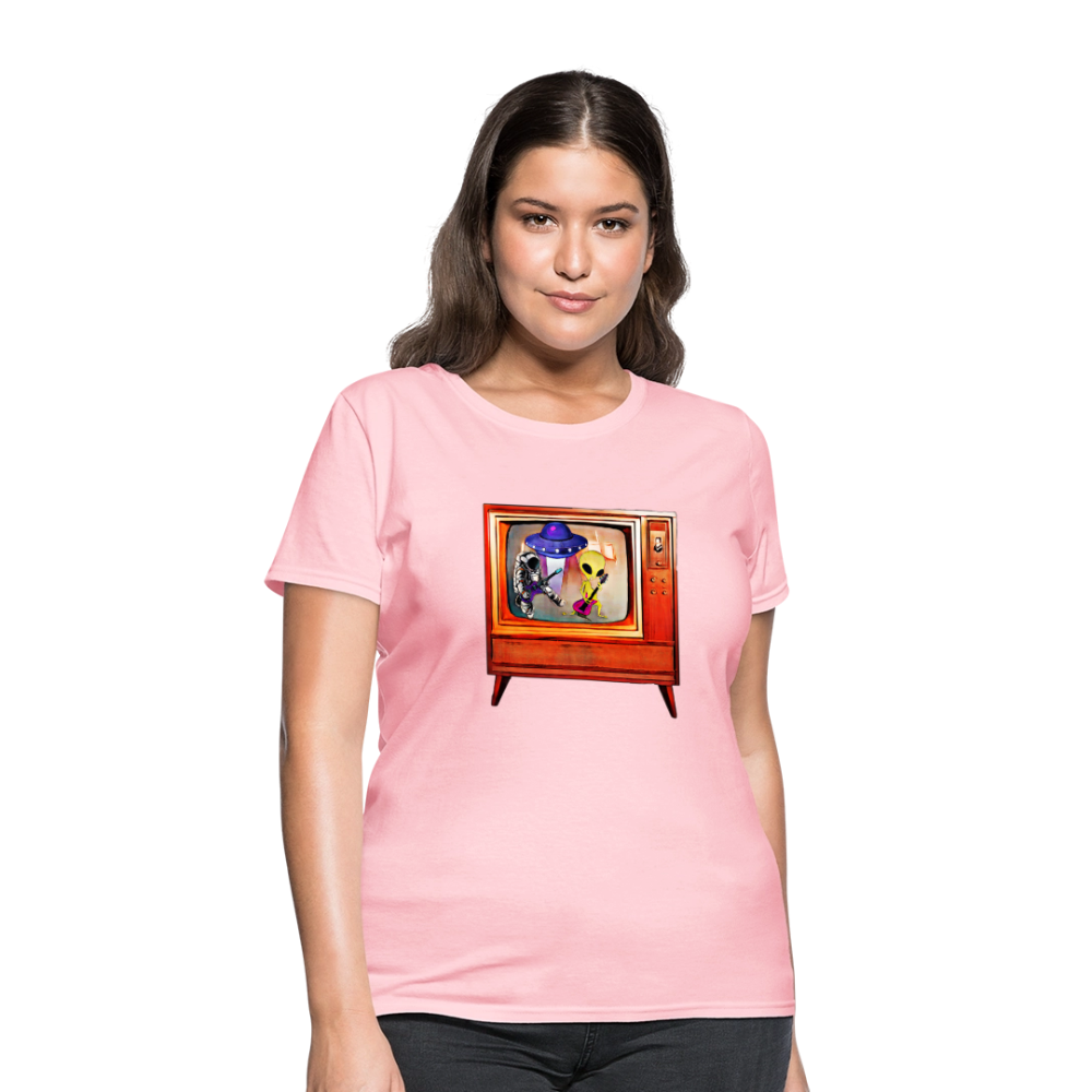 Rocking Astronaut and Alien #2 - pink