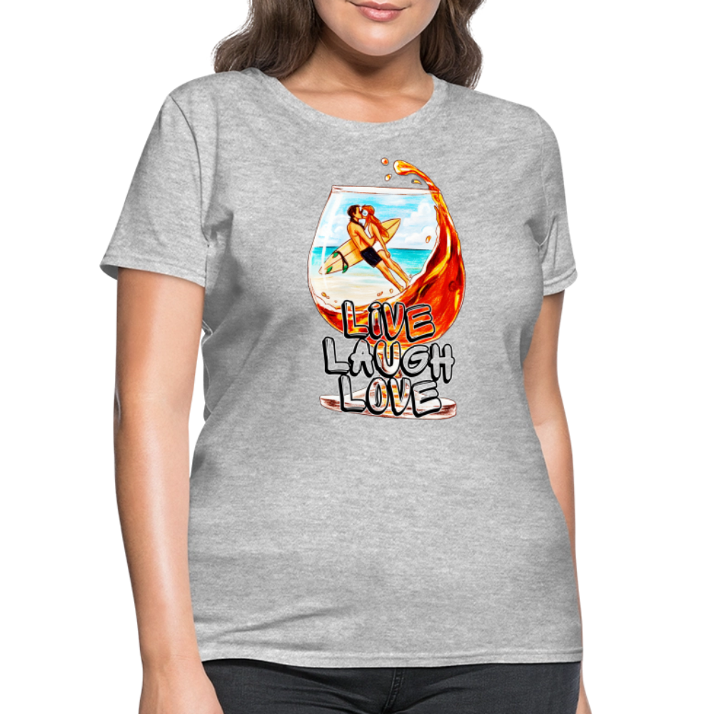 Live, Laugh, Love - heather gray