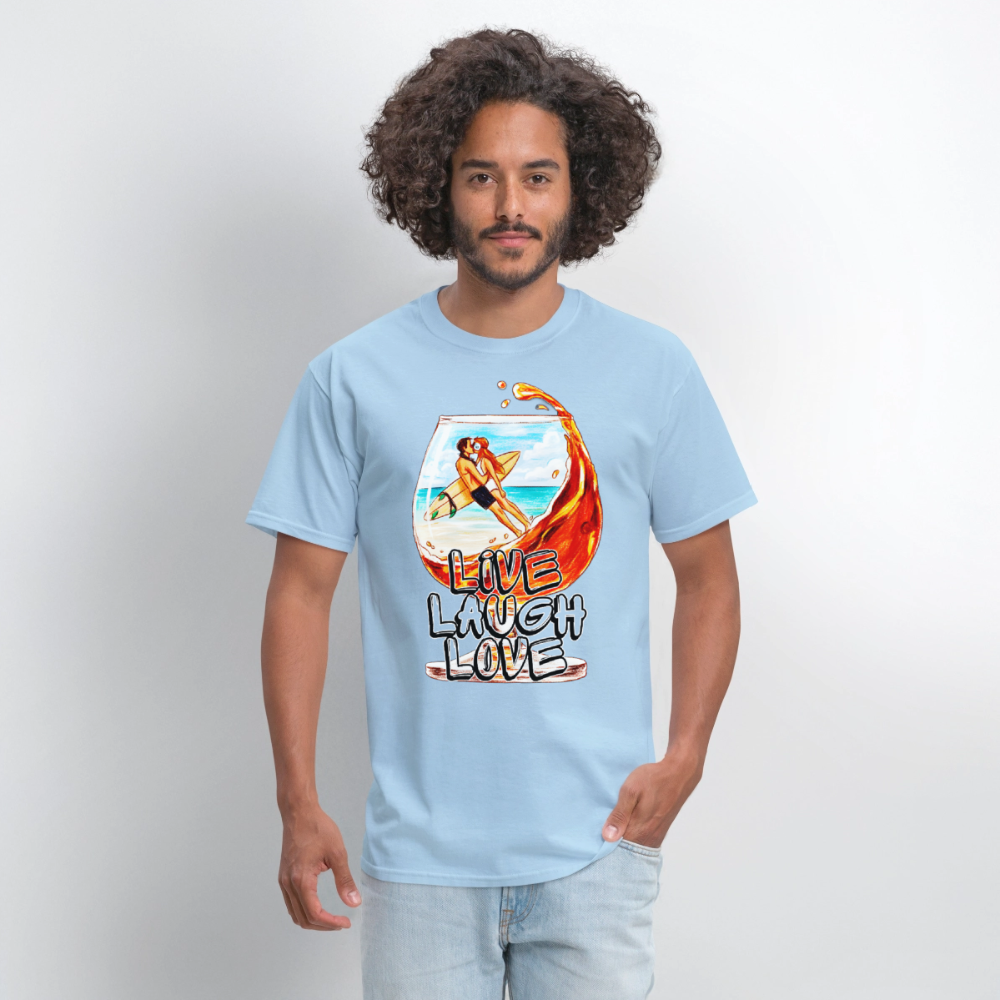 Live, Laugh, Love - powder blue