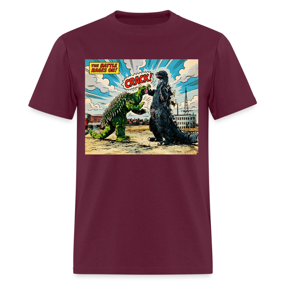 Godzilla - burgundy