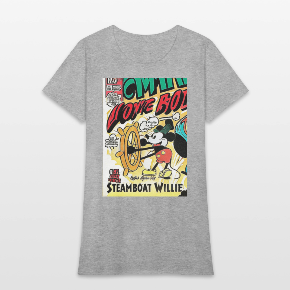 Steamboat Willie - heather gray