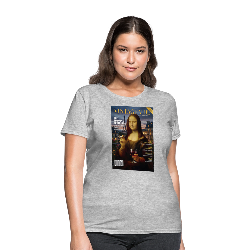 A Smoking Mona Lisa - heather gray