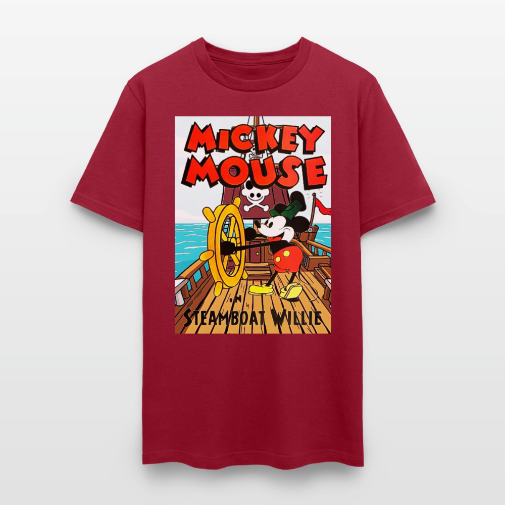 Steamboat Willie - dark red