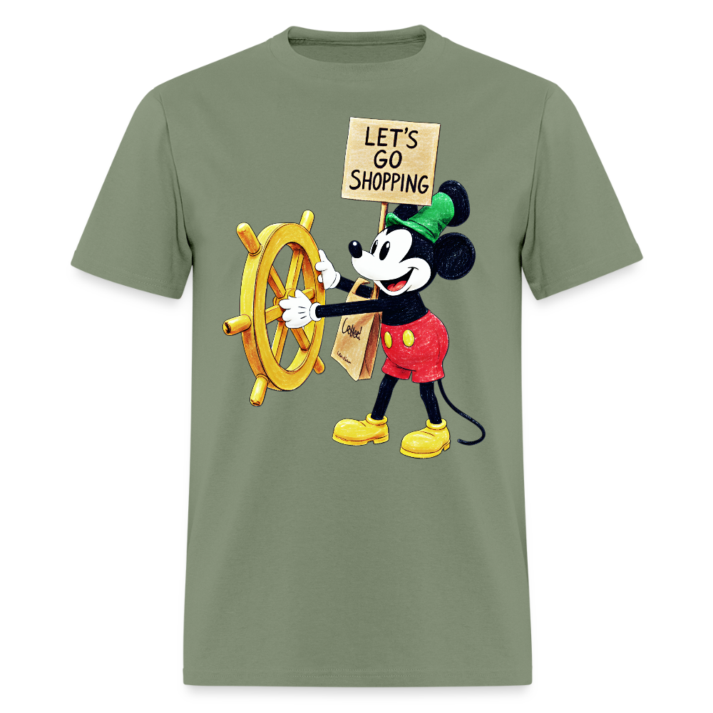 Let's Go Shopping - military green