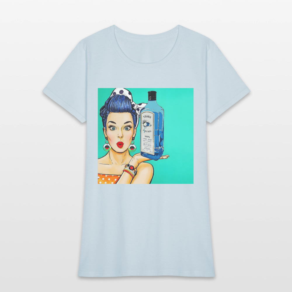 Retro Woman - light blue