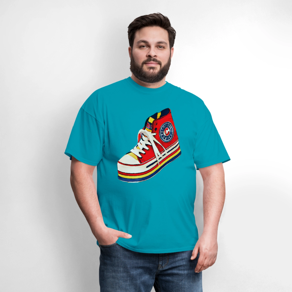 High Top Sneaker - turquoise