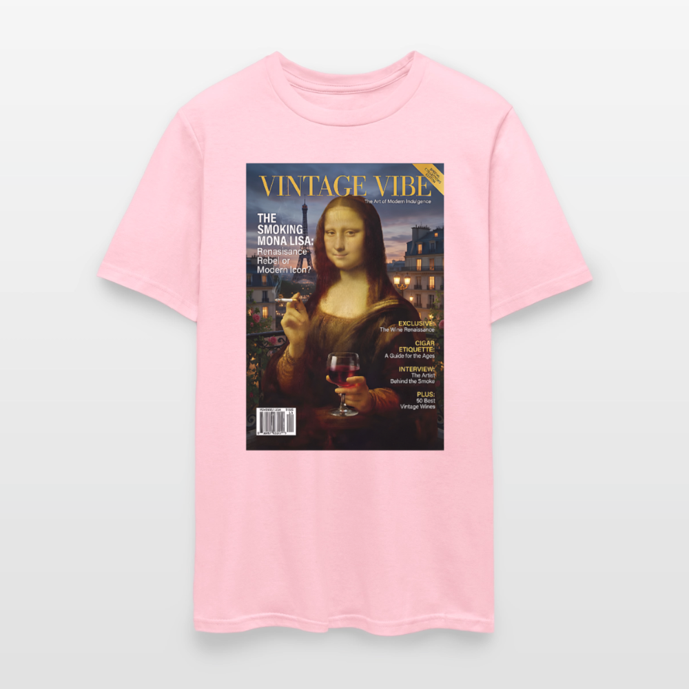 A Smoking Mona Lisa - pink
