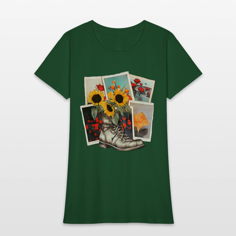 Flowers #2 - forest green