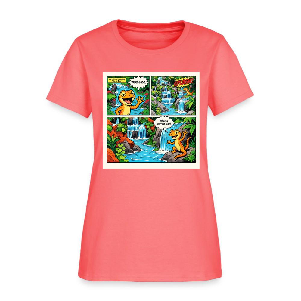 Comic Lizard - coral
