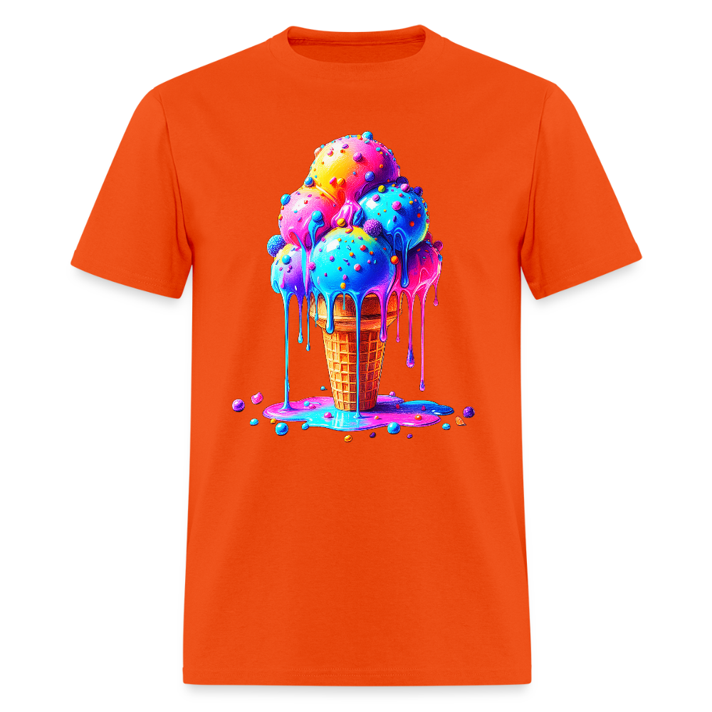 Melting Rainbow - orange