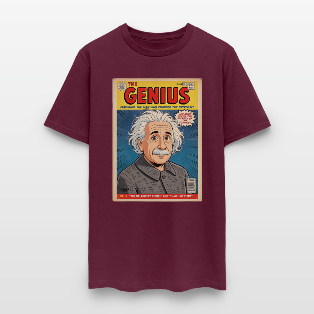 Albert Einstein #1 - burgundy