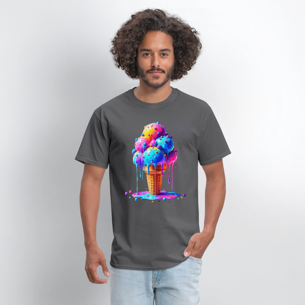 Melting Rainbow - charcoal