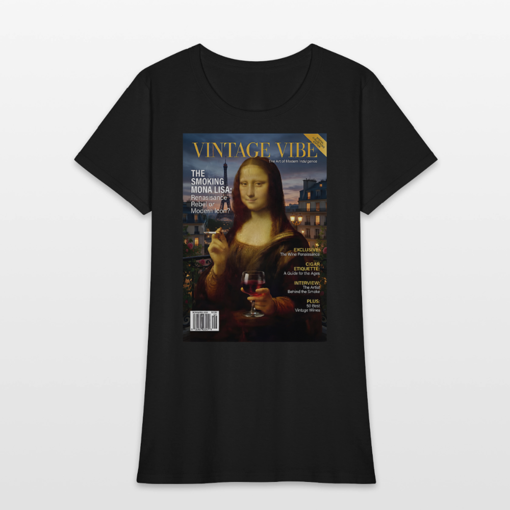 A Smoking Mona Lisa - black