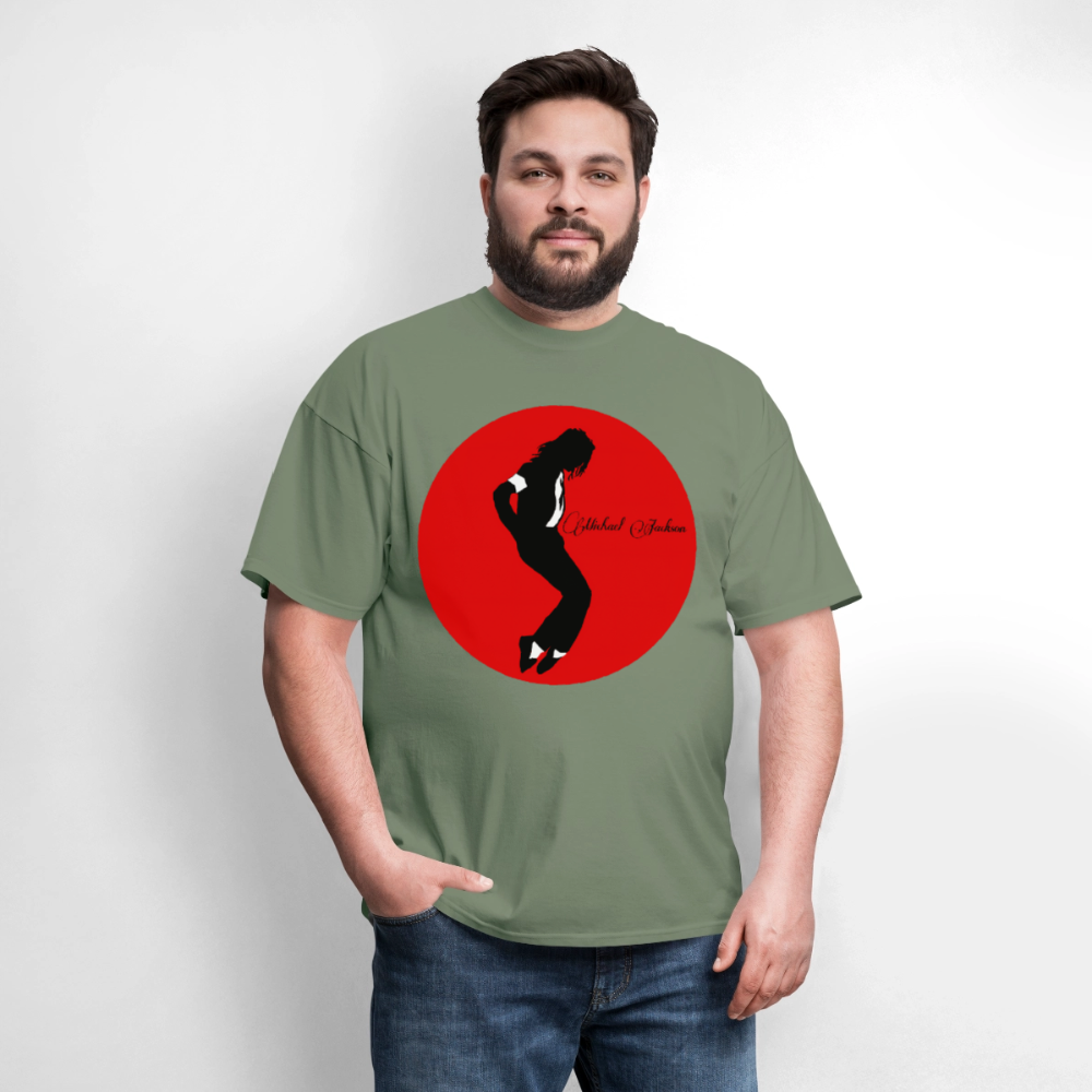 #1 Michael King Of Pop - military green