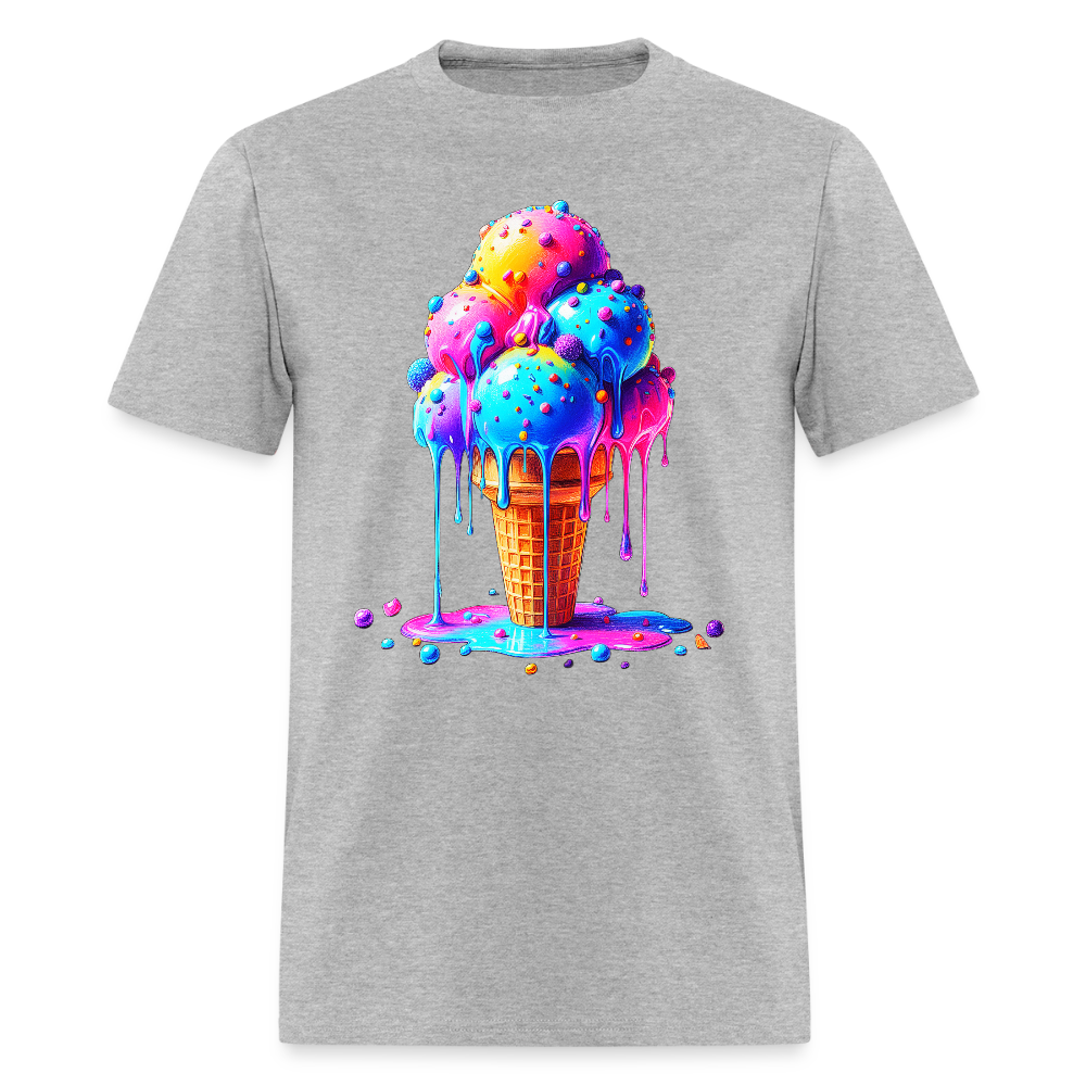 Melting Rainbow - heather gray