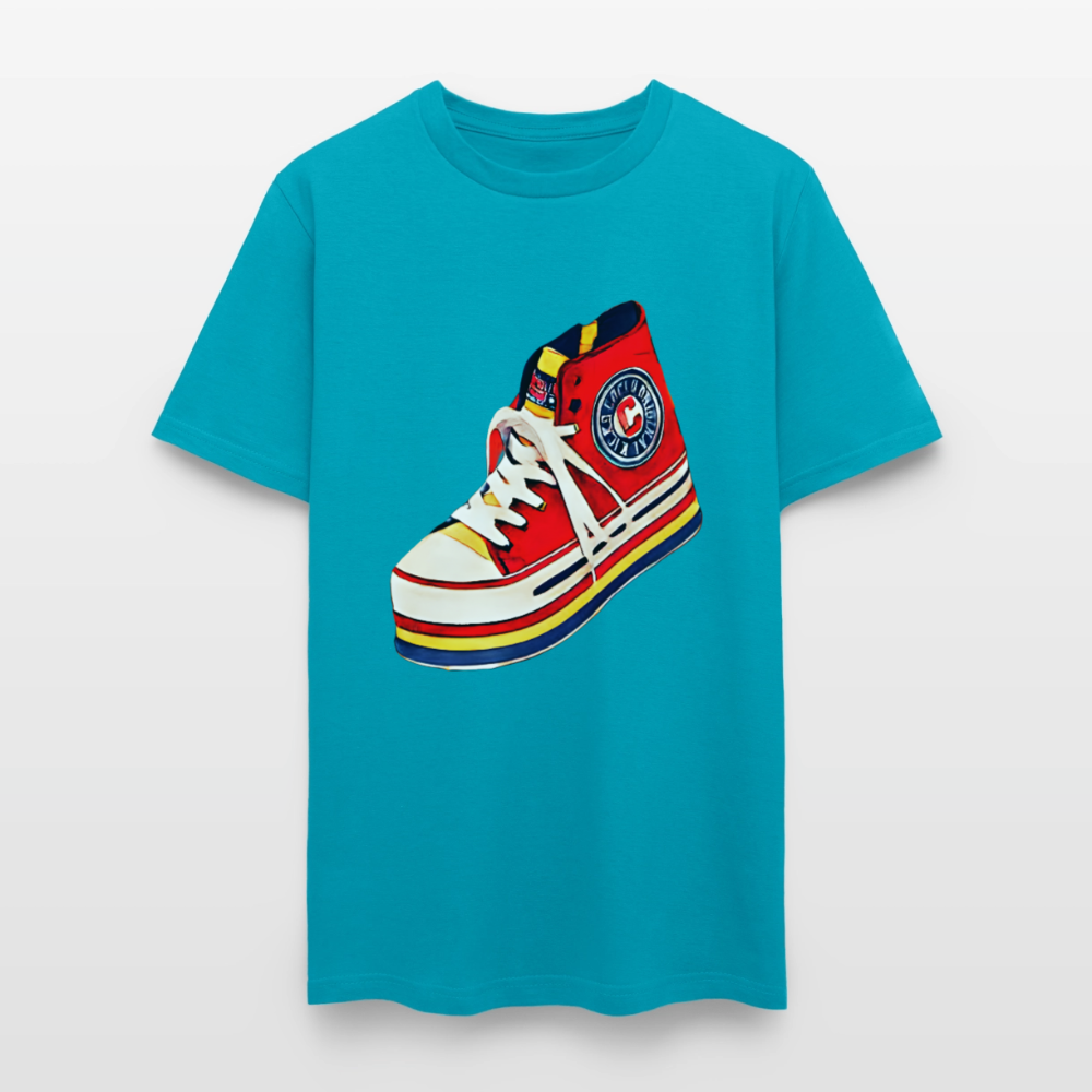 High Top Sneaker - turquoise