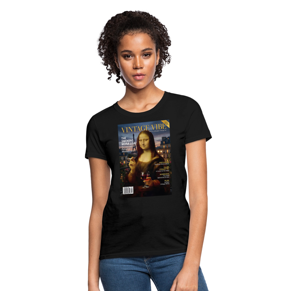 A Smoking Mona Lisa - black