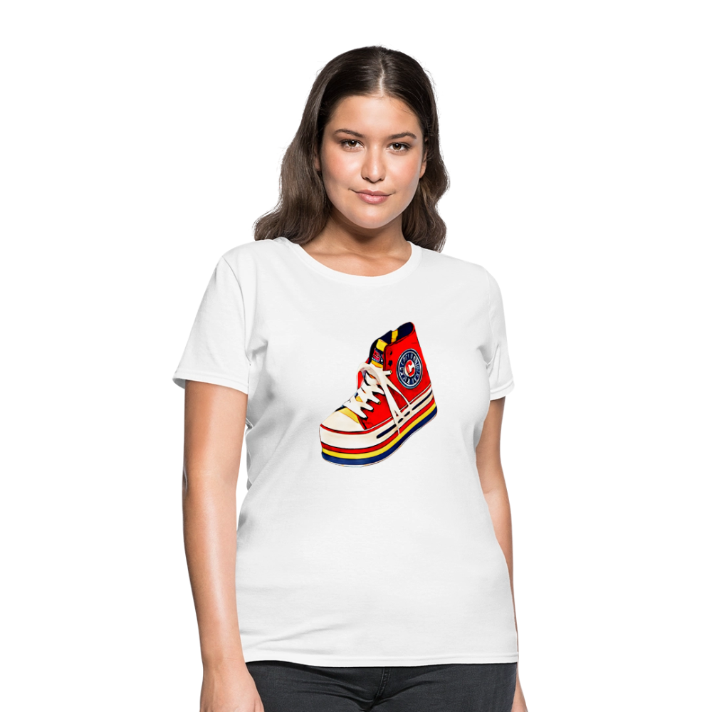 High Top Sneaker - white