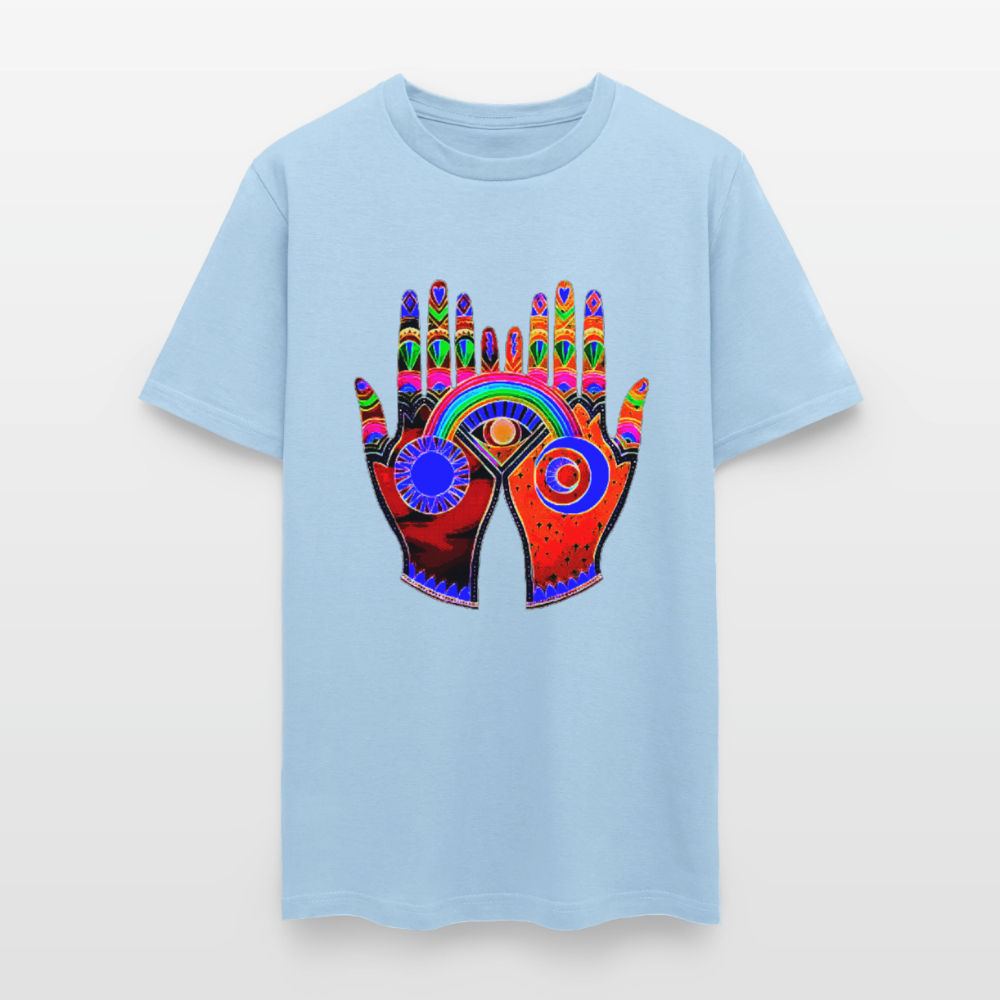 Open Hands - powder blue